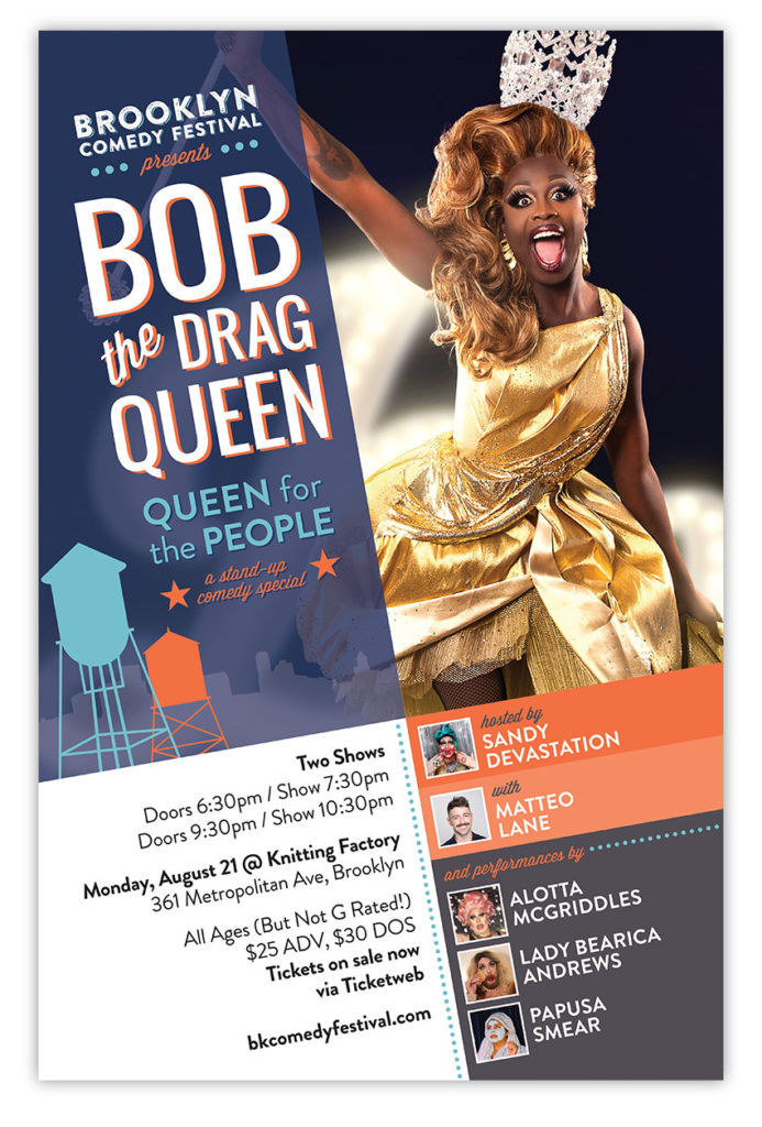 bob the drag queen poster design  u00ab james protano