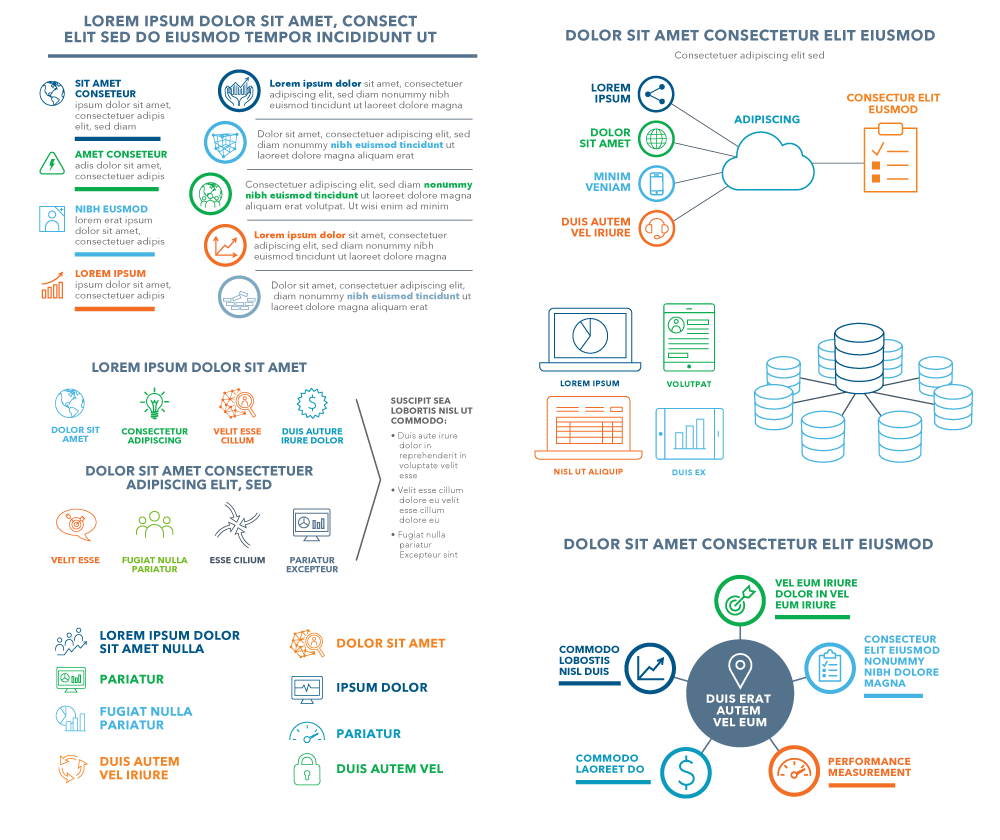 pharma corporate infographics