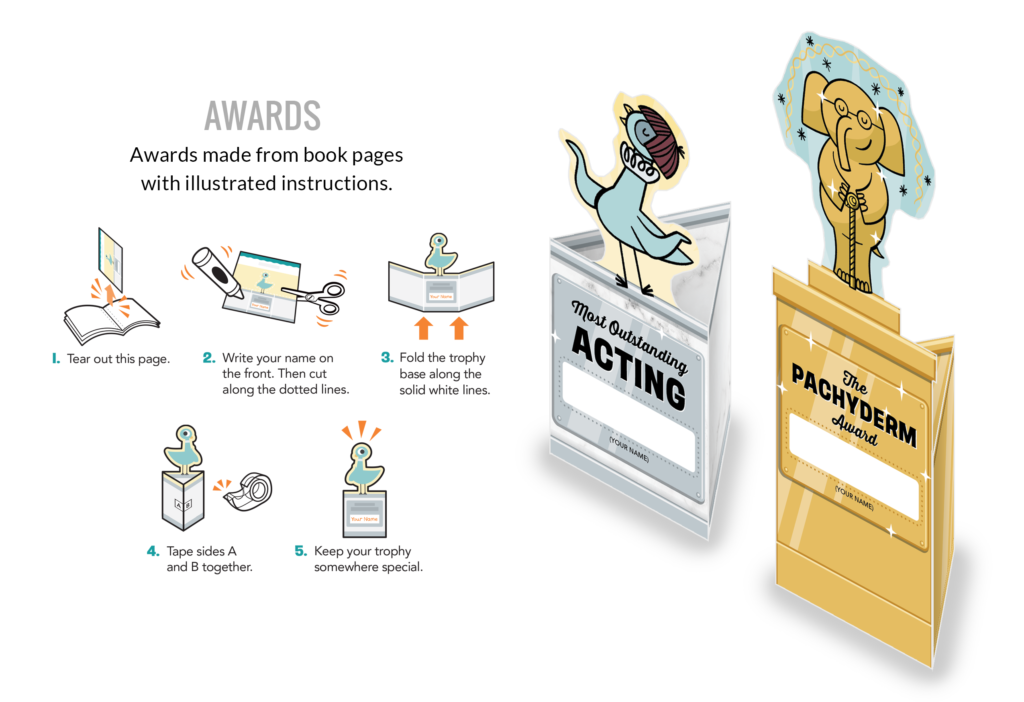 elephant & piggie childrens activity book mo williems book award design nyc